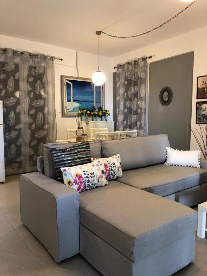 Sofia'S Pearl Beachfront Maisonette Nea Kallikrateia ภายนอก รูปภาพ